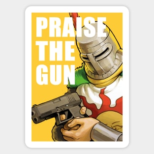 Praise the Gun Sticker